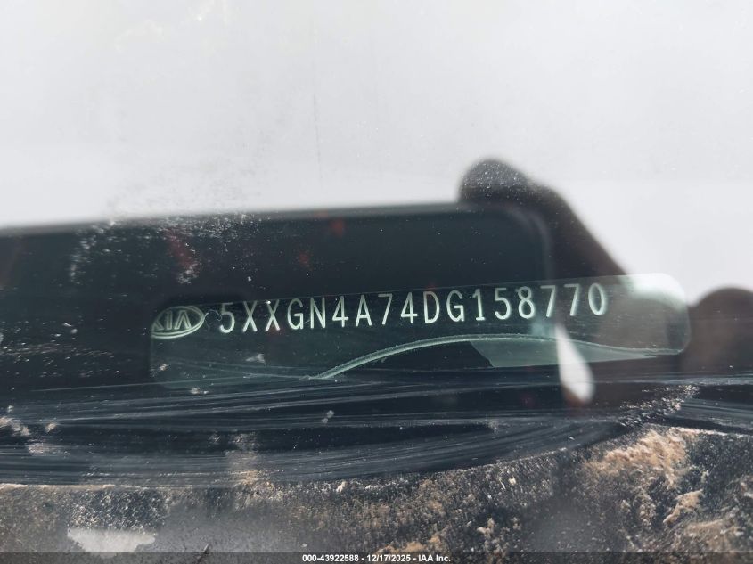 2013 Kia Optima Ex VIN: 5XXGN4A74DG158770 Lot: 43922588