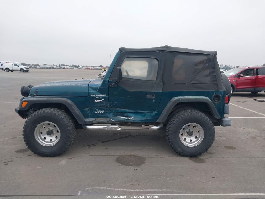 1997 Jeep Wrangler Sport VIN: 1J4FY19S1VP549535 Lot: 43922593