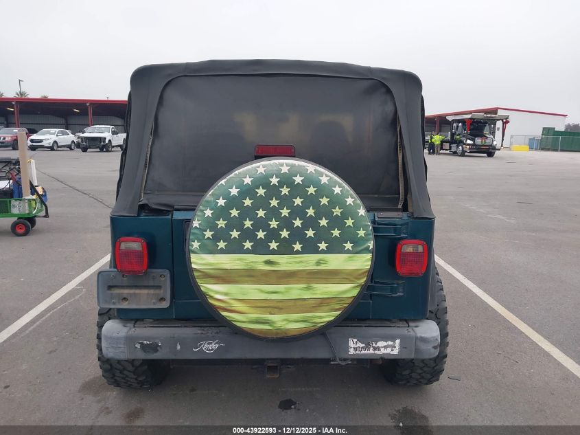 1997 Jeep Wrangler Sport VIN: 1J4FY19S1VP549535 Lot: 43922593