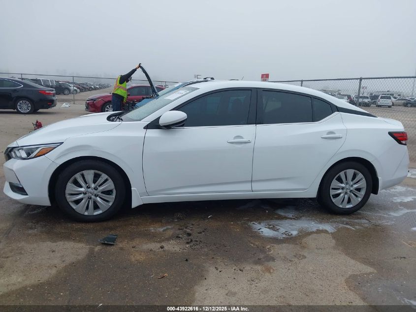 2020 Nissan Sentra S Xtronic Cvt VIN: 3N1AB8BV6LY311158 Lot: 43922616