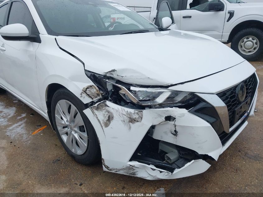 2020 Nissan Sentra S Xtronic Cvt VIN: 3N1AB8BV6LY311158 Lot: 43922616