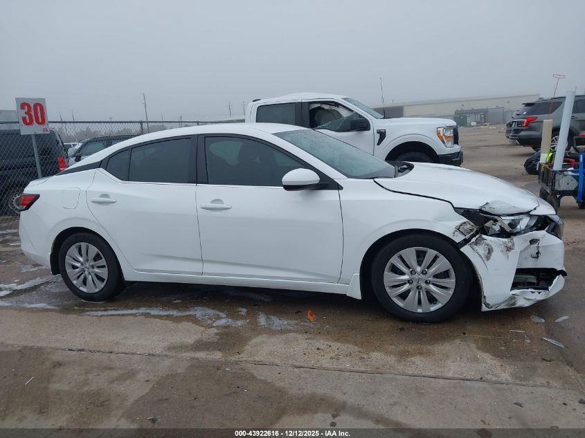 2020 Nissan Sentra S Xtronic Cvt VIN: 3N1AB8BV6LY311158 Lot: 43922616