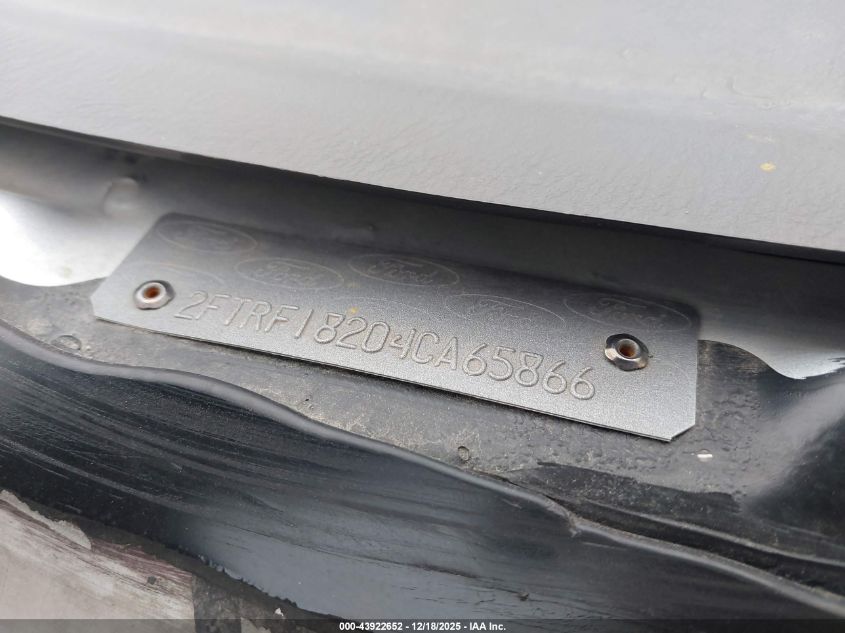 2004 Ford F-150 Heritage Xl/Xlt VIN: 2FTRF18204CA65866 Lot: 43922652