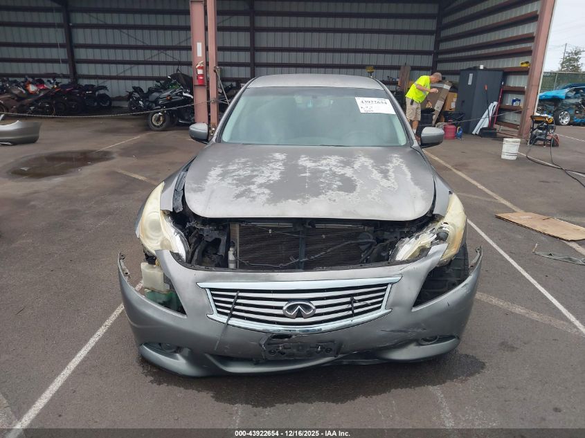 2012 Infiniti G25 Journey VIN: JN1DV6AP5CM812136 Lot: 43922654