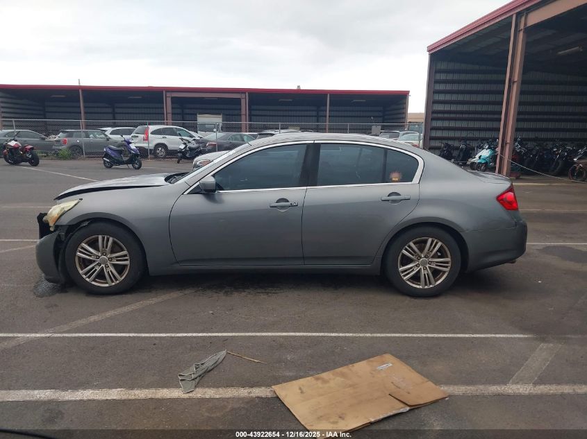 2012 Infiniti G25 Journey VIN: JN1DV6AP5CM812136 Lot: 43922654