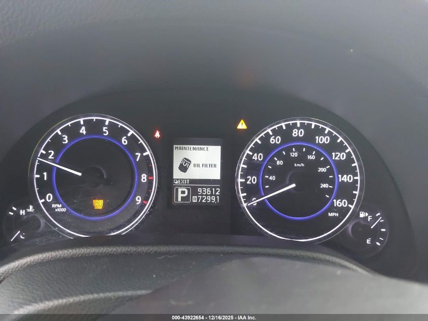 2012 Infiniti G25 Journey VIN: JN1DV6AP5CM812136 Lot: 43922654