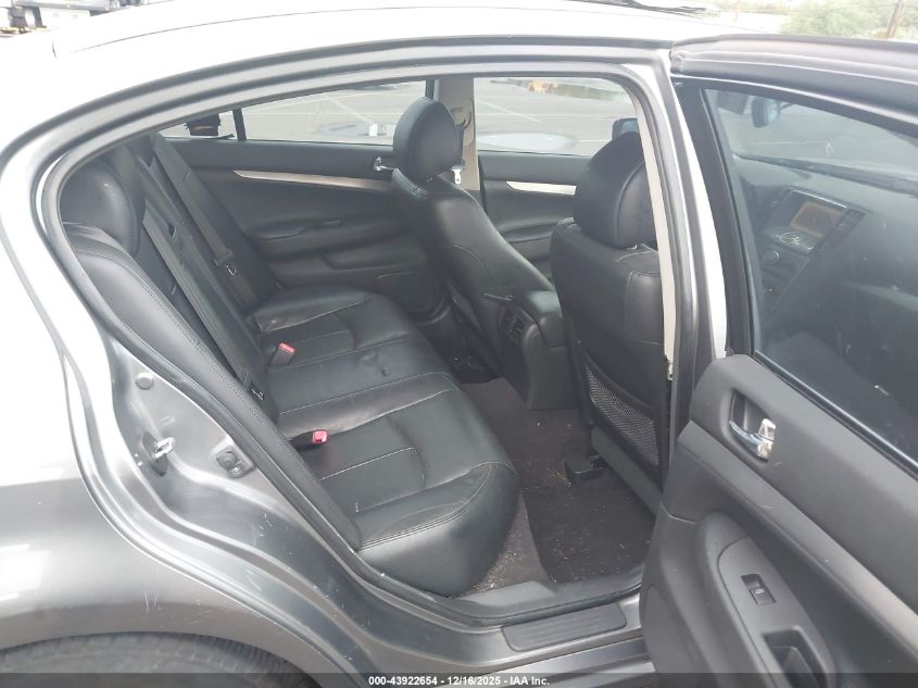 2012 Infiniti G25 Journey VIN: JN1DV6AP5CM812136 Lot: 43922654