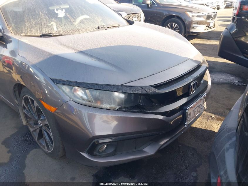 2019 Honda Civic Sport VIN: 2HGFC2F8XKH572302 Lot: 43922678