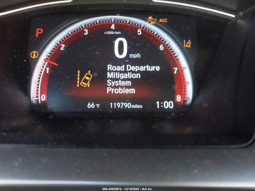 2019 Honda Civic Sport VIN: 2HGFC2F8XKH572302 Lot: 43922678