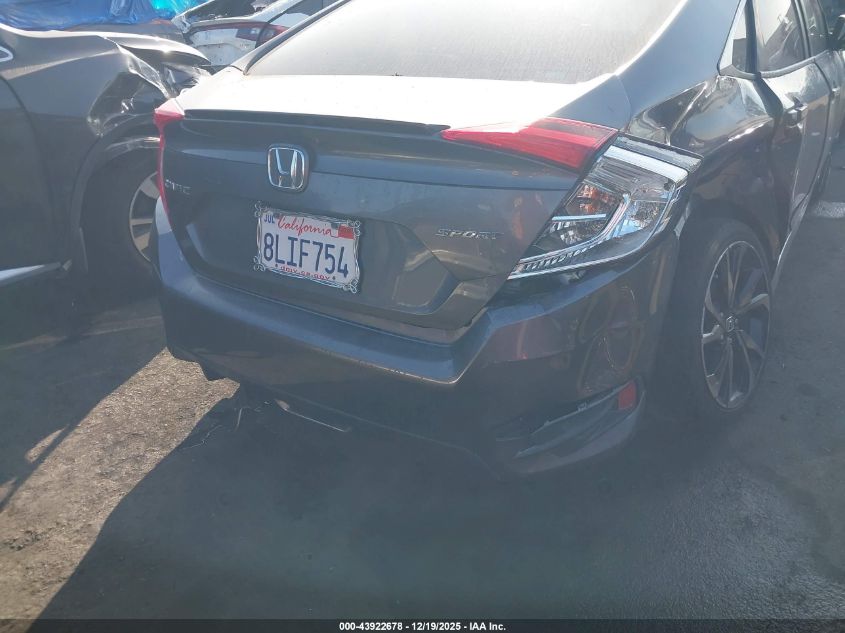 2019 Honda Civic Sport VIN: 2HGFC2F8XKH572302 Lot: 43922678