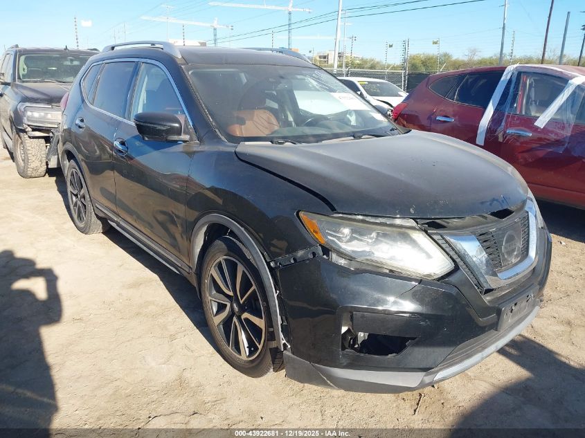 2017 Nissan Rogue Sl VIN: JN8AT2MT0HW141241 Lot: 43922681