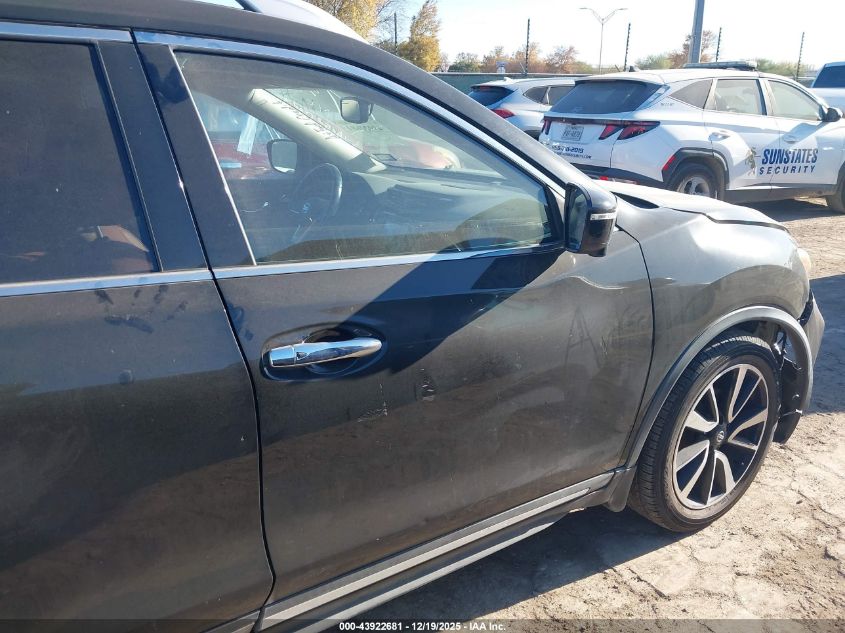 2017 Nissan Rogue Sl VIN: JN8AT2MT0HW141241 Lot: 43922681