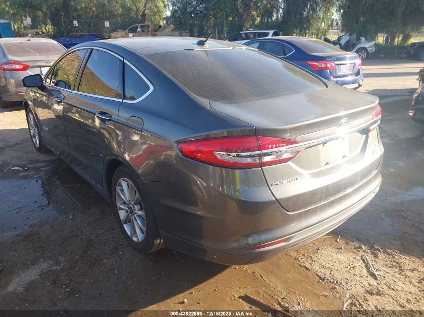 2017 Ford Fusion Hybrid Se VIN: 3FA6P0LU5HR157772 Lot: 43922696