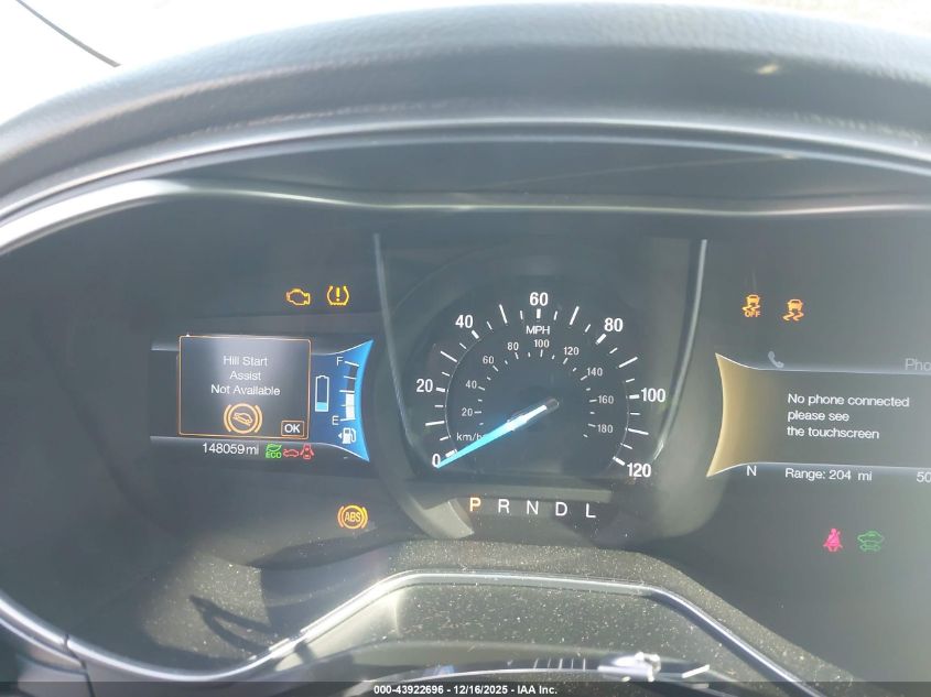 2017 Ford Fusion Hybrid Se VIN: 3FA6P0LU5HR157772 Lot: 43922696