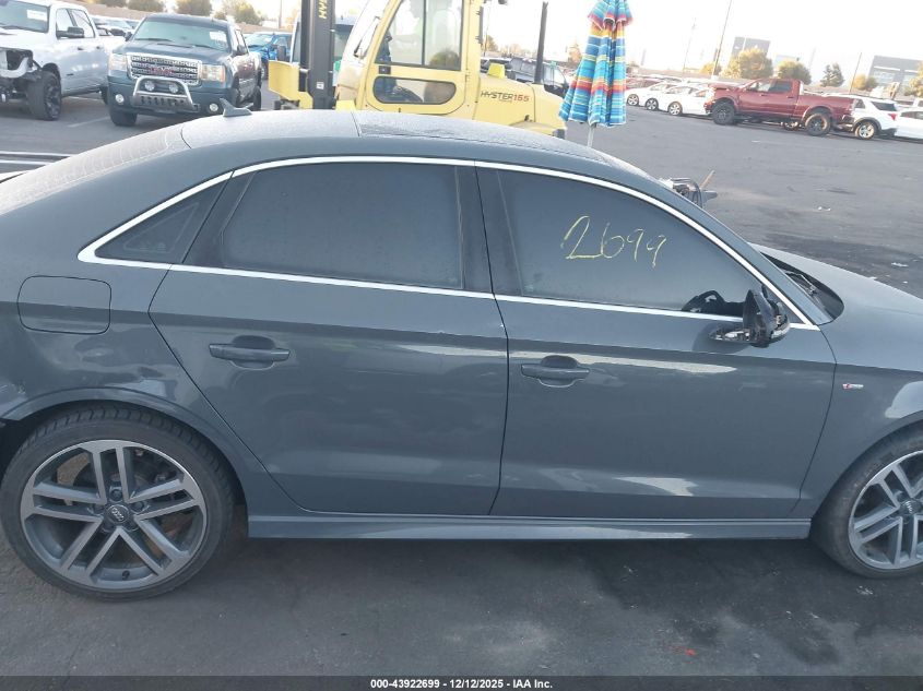 2018 Audi A3 2.0T Premium/2.0T Tech Premium VIN: WAUGUGFF1J1019401 Lot: 43922699