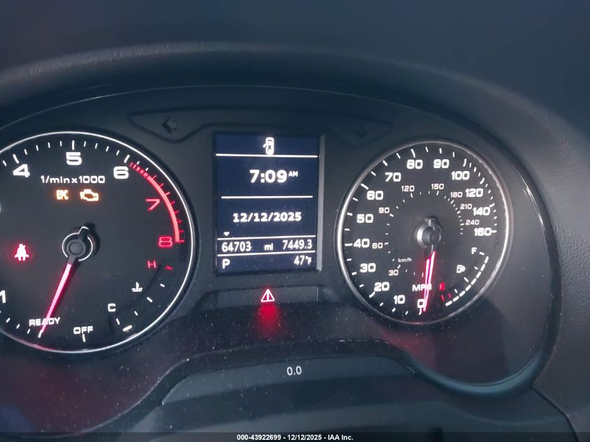 2018 Audi A3 2.0T Premium/2.0T Tech Premium VIN: WAUGUGFF1J1019401 Lot: 43922699