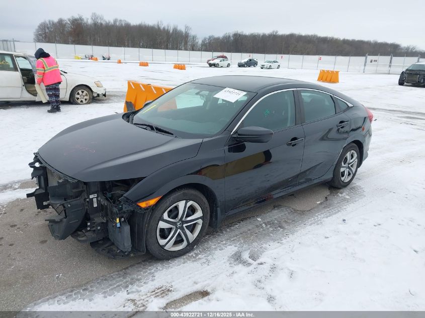 2016 Honda Civic Lx VIN: 2HGFC2F50GH519640 Lot: 43922721
