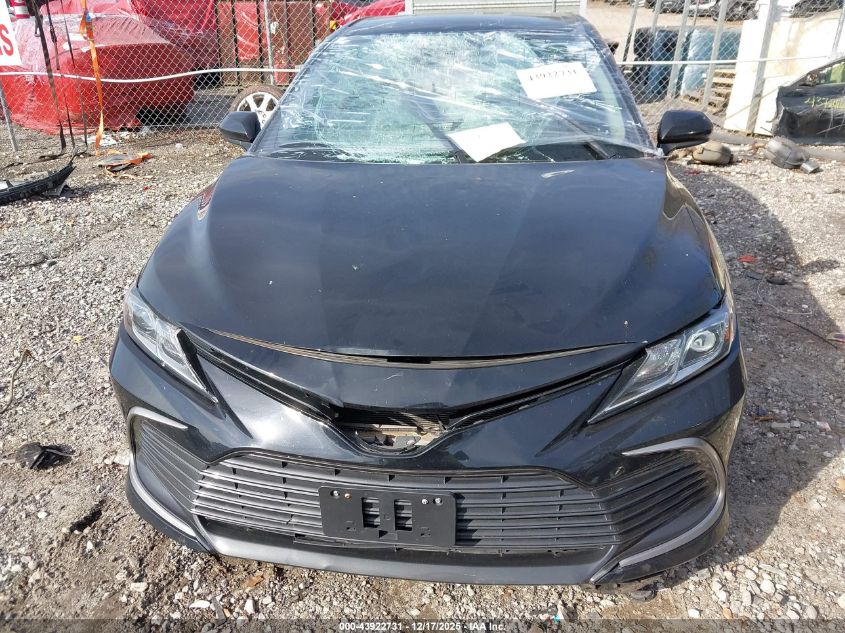 2021 Toyota Camry Le VIN: 4T1C11AK6MU593695 Lot: 43922731