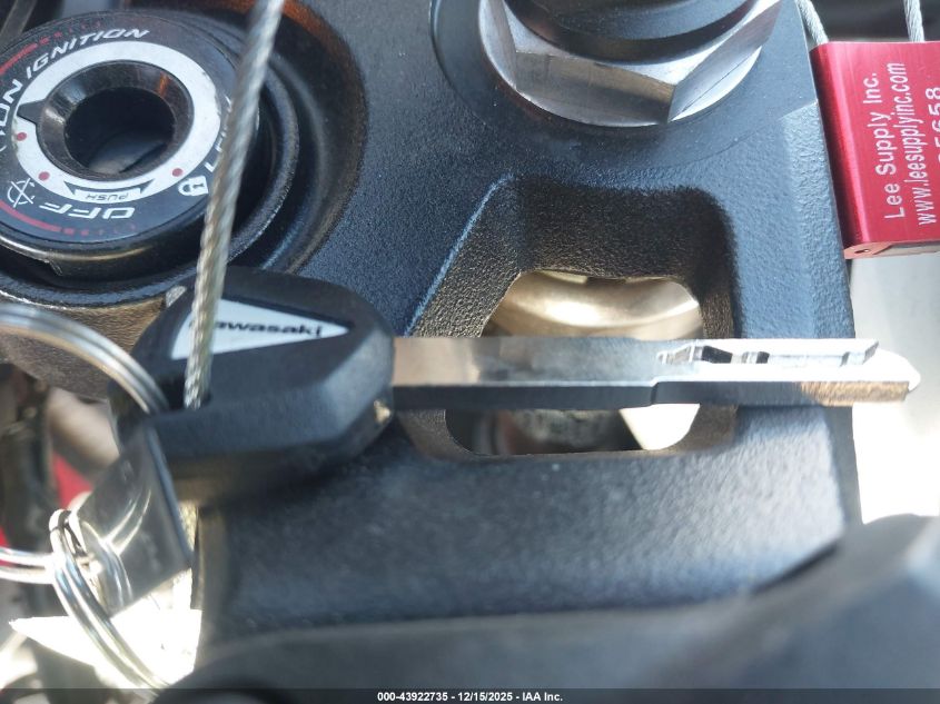 2025 Kawasaki Ex500 VIN: ML5EXGG17SDA54137 Lot: 43922735