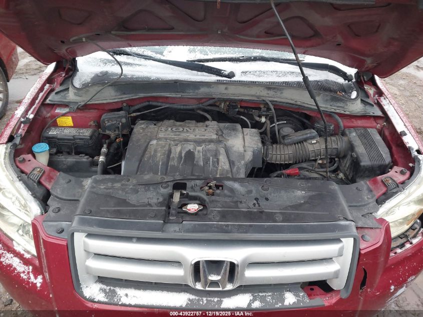 2006 Honda Pilot Ex-L VIN: 5FNYF18776B022841 Lot: 43922757