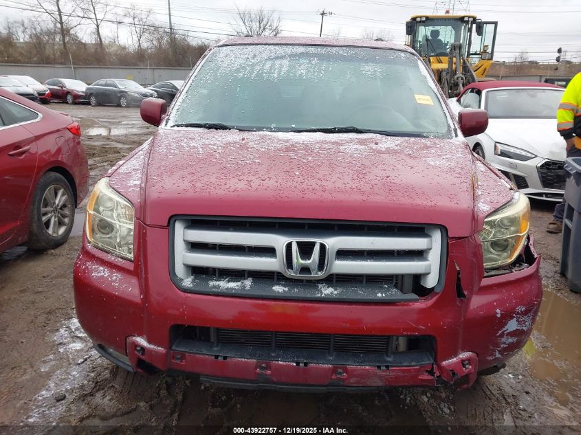 2006 Honda Pilot Ex-L VIN: 5FNYF18776B022841 Lot: 43922757
