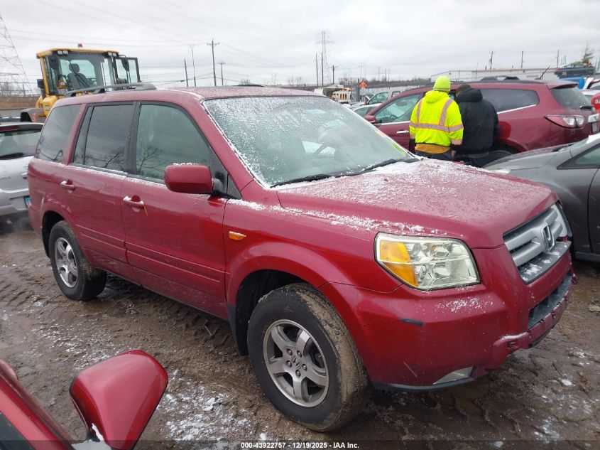 2006 Honda Pilot Ex-L VIN: 5FNYF18776B022841 Lot: 43922757