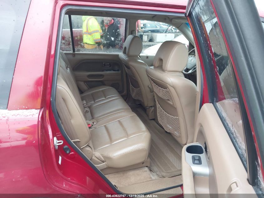 2006 Honda Pilot Ex-L VIN: 5FNYF18776B022841 Lot: 43922757