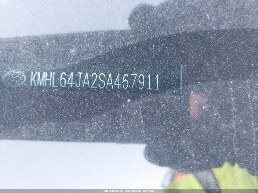 2025 Hyundai Sonata Sel VIN: KMHL64JA2SA467911 Lot: 43922765