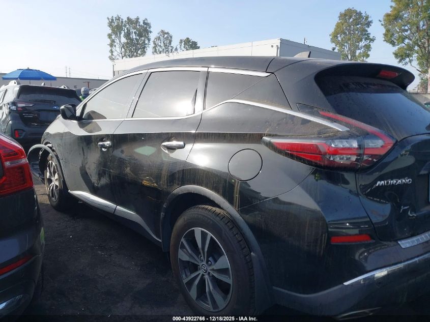 2022 Nissan Murano S Intelligent Awd VIN: 5N1AZ2AS5NC118424 Lot: 43922766
