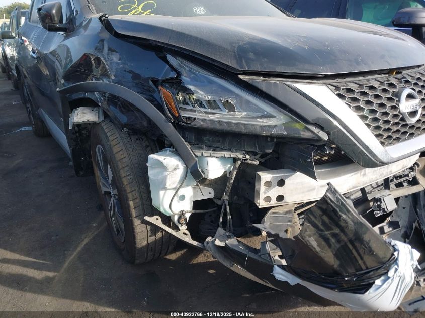 2022 Nissan Murano S Intelligent Awd VIN: 5N1AZ2AS5NC118424 Lot: 43922766