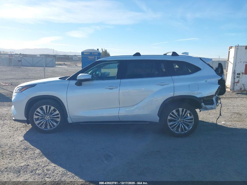 2022 Toyota Highlander Platinum VIN: 5TDFZRBH6NS253562 Lot: 43922781