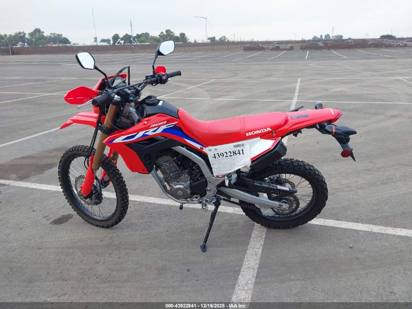 2024 Honda Crf300 La VIN: MLHND1652R5300896 Lot: 43922841