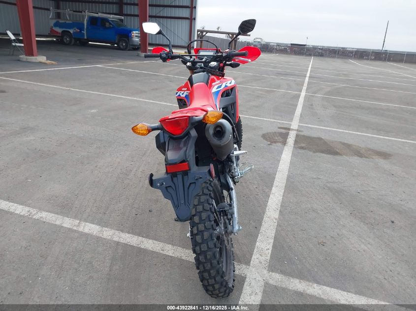 2024 Honda Crf300 La VIN: MLHND1652R5300896 Lot: 43922841