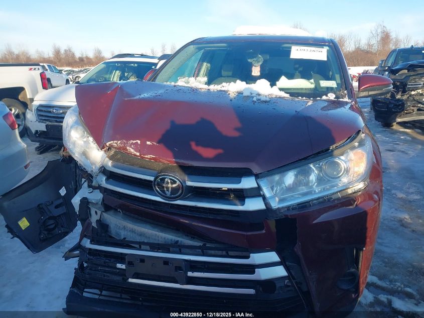 2019 Toyota Highlander Le VIN: 5TDBZRFH1KS993914 Lot: 43922850