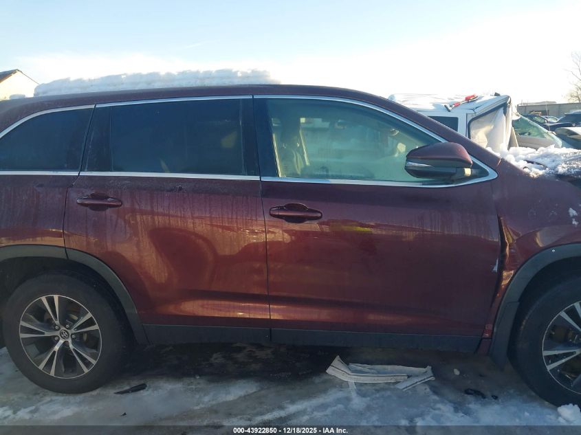 2019 Toyota Highlander Le VIN: 5TDBZRFH1KS993914 Lot: 43922850