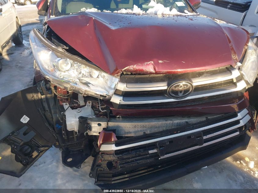 2019 Toyota Highlander Le VIN: 5TDBZRFH1KS993914 Lot: 43922850