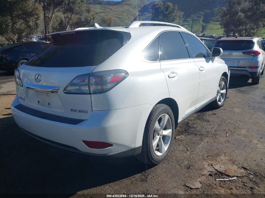 2010 Lexus Rx 350 VIN: JTJBK1BA4A2431328 Lot: 43922854