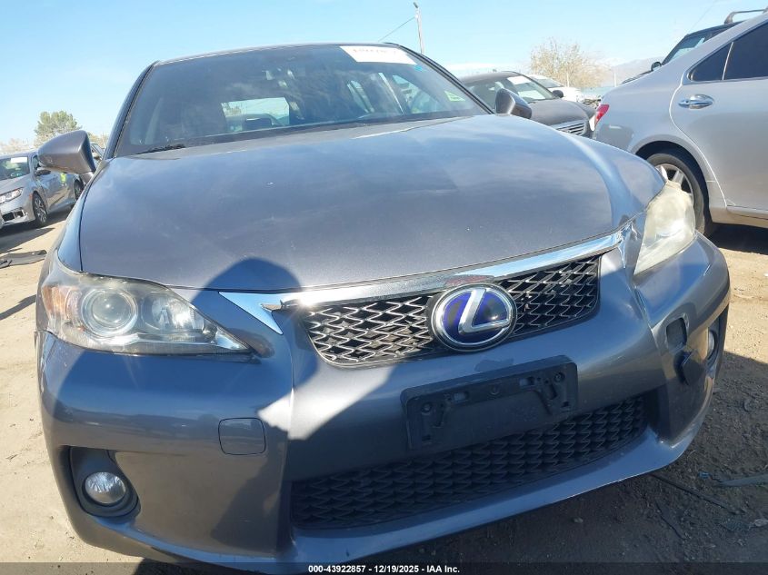 2012 Lexus Ct 200H Premium VIN: JTHKD5BH9C2110582 Lot: 43922857