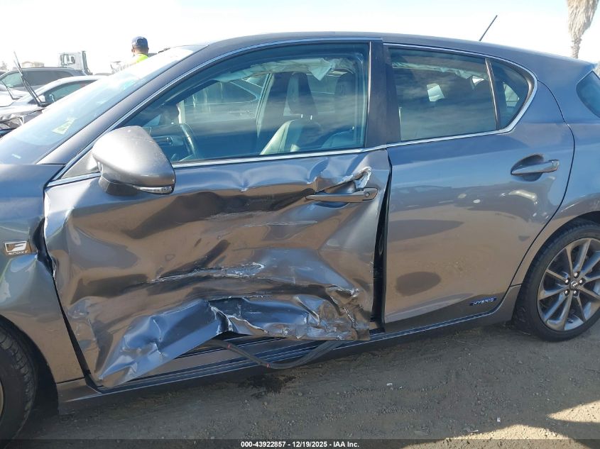 2012 Lexus Ct 200H Premium VIN: JTHKD5BH9C2110582 Lot: 43922857