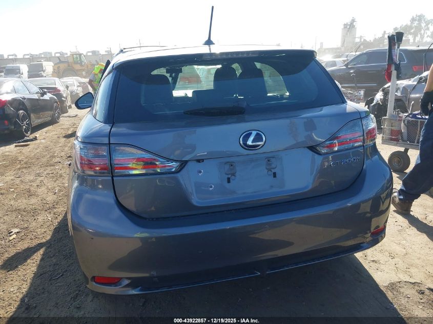 2012 Lexus Ct 200H Premium VIN: JTHKD5BH9C2110582 Lot: 43922857