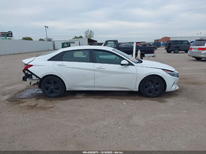 2021 Hyundai Elantra Sel VIN: 5NPLS4AG3MH031844 Lot: 43922875