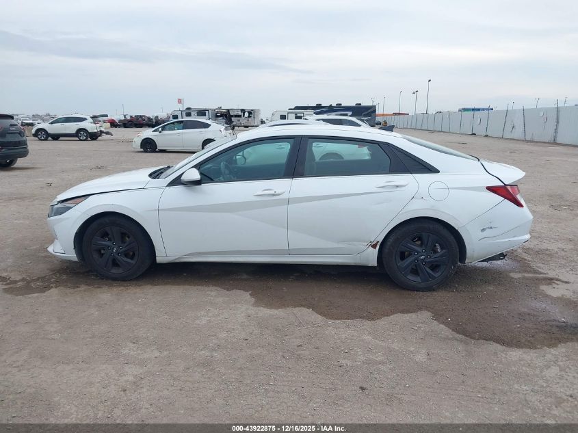 2021 Hyundai Elantra Sel VIN: 5NPLS4AG3MH031844 Lot: 43922875