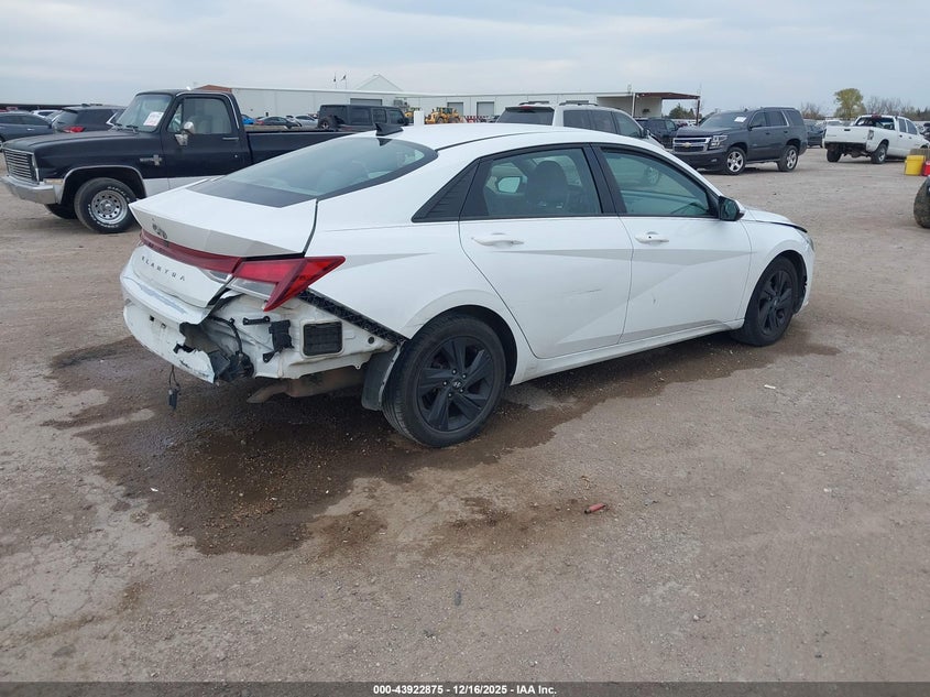 2021 HYUNDAI ELANTRA 2.0L I-4 DOHC, VVT, (VIN: 5NPLS4AG3MH031844