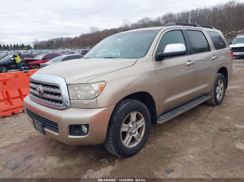 2008 Toyota Sequoia Limited 5.7L V8 VIN: 5TDBY68A98S013890 Lot: 43922997