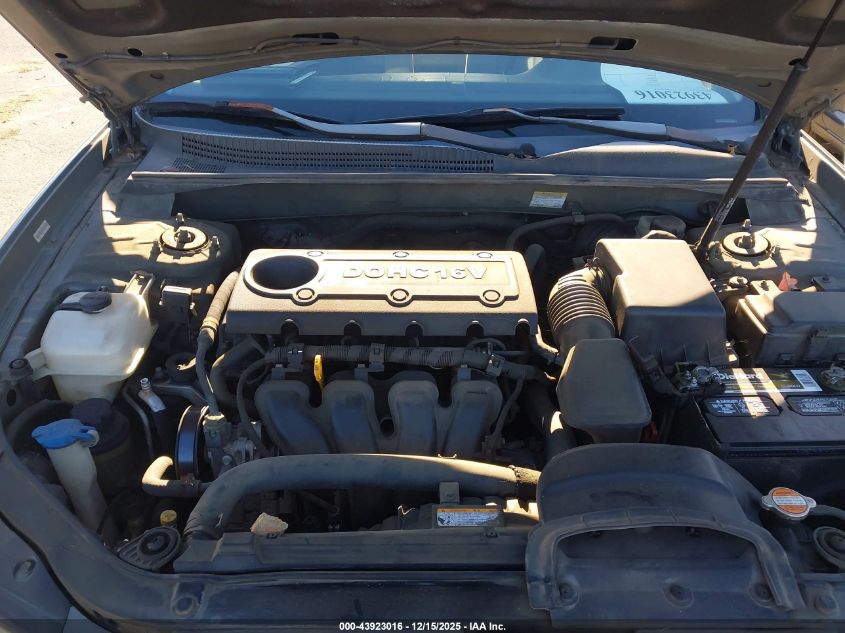 2009 Hyundai Sonata Gls VIN: 5NPET46C59H442388 Lot: 43923016