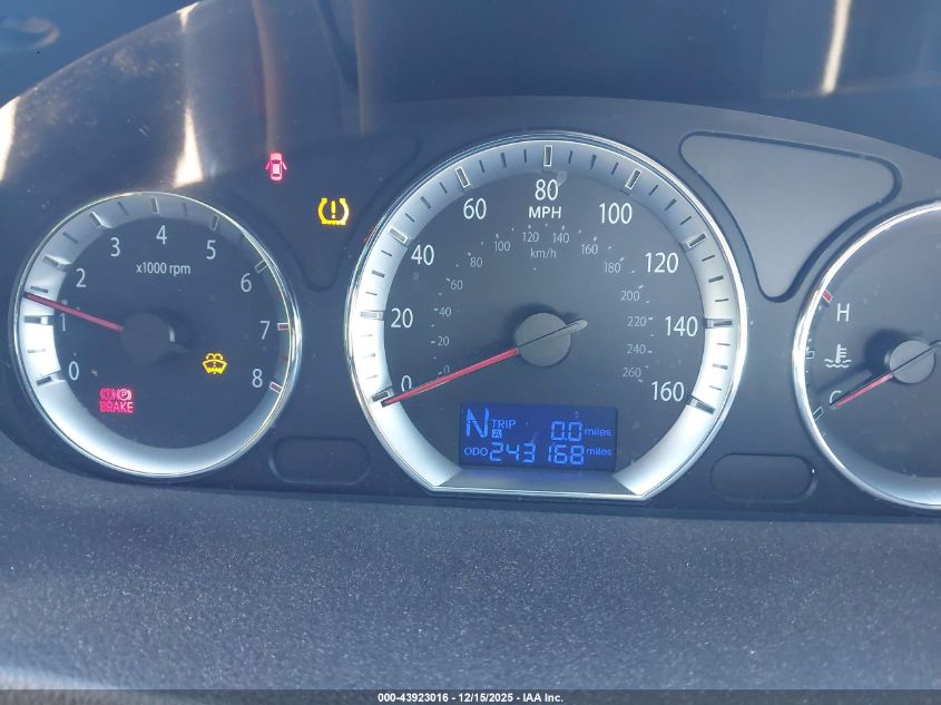 2009 Hyundai Sonata Gls VIN: 5NPET46C59H442388 Lot: 43923016