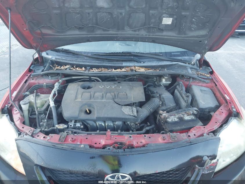 2010 Toyota Corolla Le VIN: 1NXBU4EE0AZ379127 Lot: 43923020