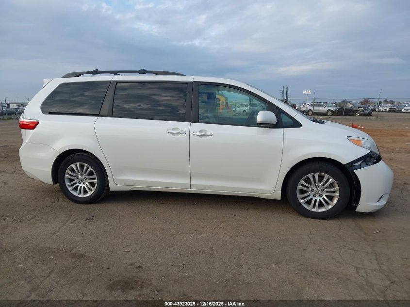 2015 Toyota Sienna Xle 8 Passenger VIN: 5TDYK3DC0FS652237 Lot: 43923025
