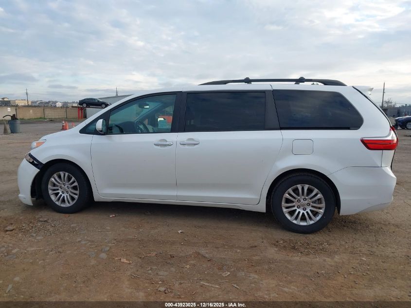 2015 Toyota Sienna Xle 8 Passenger VIN: 5TDYK3DC0FS652237 Lot: 43923025