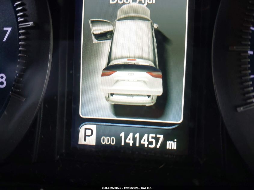 2015 Toyota Sienna Xle 8 Passenger VIN: 5TDYK3DC0FS652237 Lot: 43923025